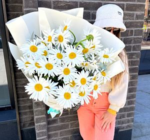 Букет из белых цветов — Букет Ромашковое Лето