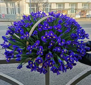 Букет из синих цветов — Корзина с цветами Blue Dream