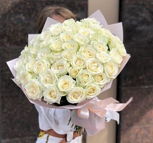 Купить букет с доставкой — Букет 51 белая роза