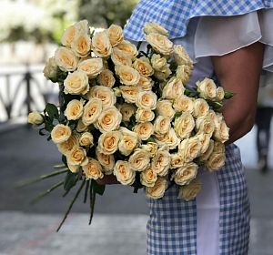 Букет из пионовидных роз — С любовью к тебе