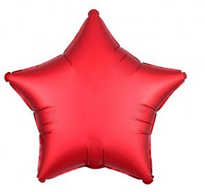 Воздушные гелиевые шары — Шар с гелием Звезда Красный