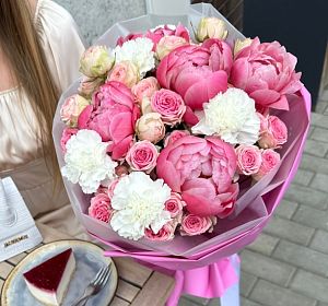Букет из розовых цветов — Букет Розовая Мелодия