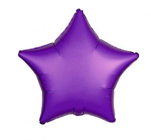 Воздушные гелиевые шары — Шар с гелием Звезда Фиолетовый