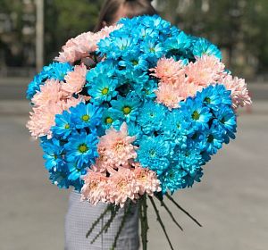 Букеты из цветов — Охапка хризантем