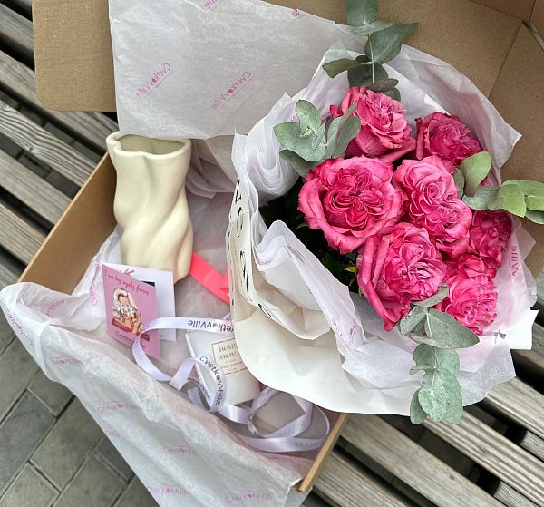 Подарочный набор Flower Box королева  №2